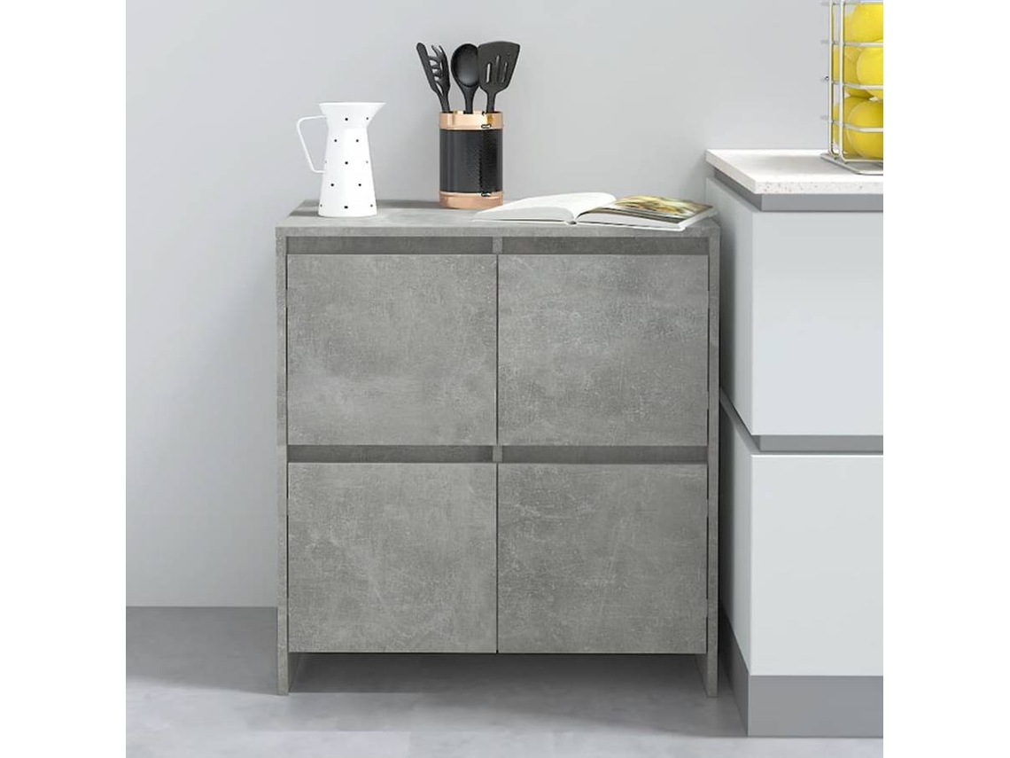 Sideboard, Sideboards Vidaxl Cinzeto Madeira Processada (n/a)