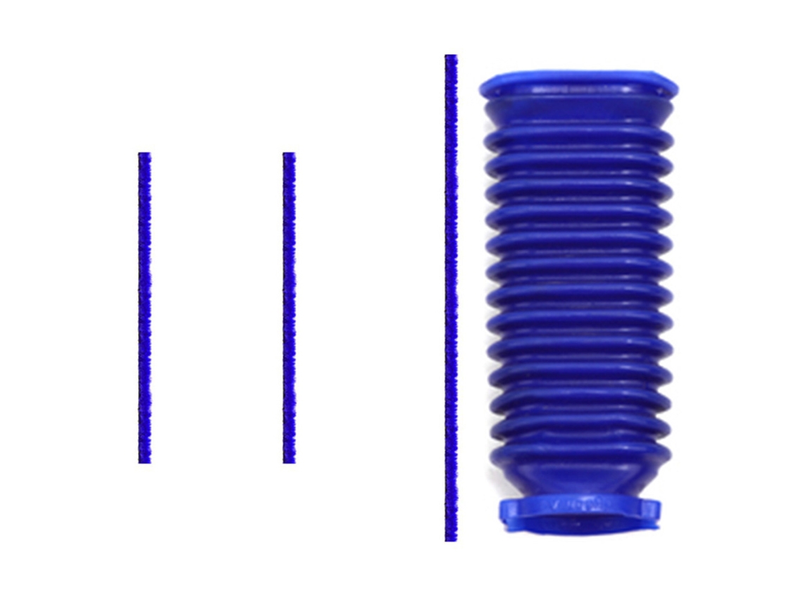Kit de mangueira de tiras de pelúcia para aspirador de pó dyson v7 v8 v10 v11, cabeça de rolo macio, tiras de pelúcia macias, substituição de varredor