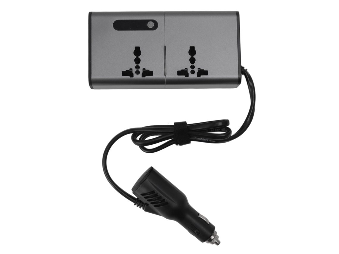 Inversor Universal Laxiscreed 12v/24v 200w Com Carregador Usb Rápido Para Automóveis