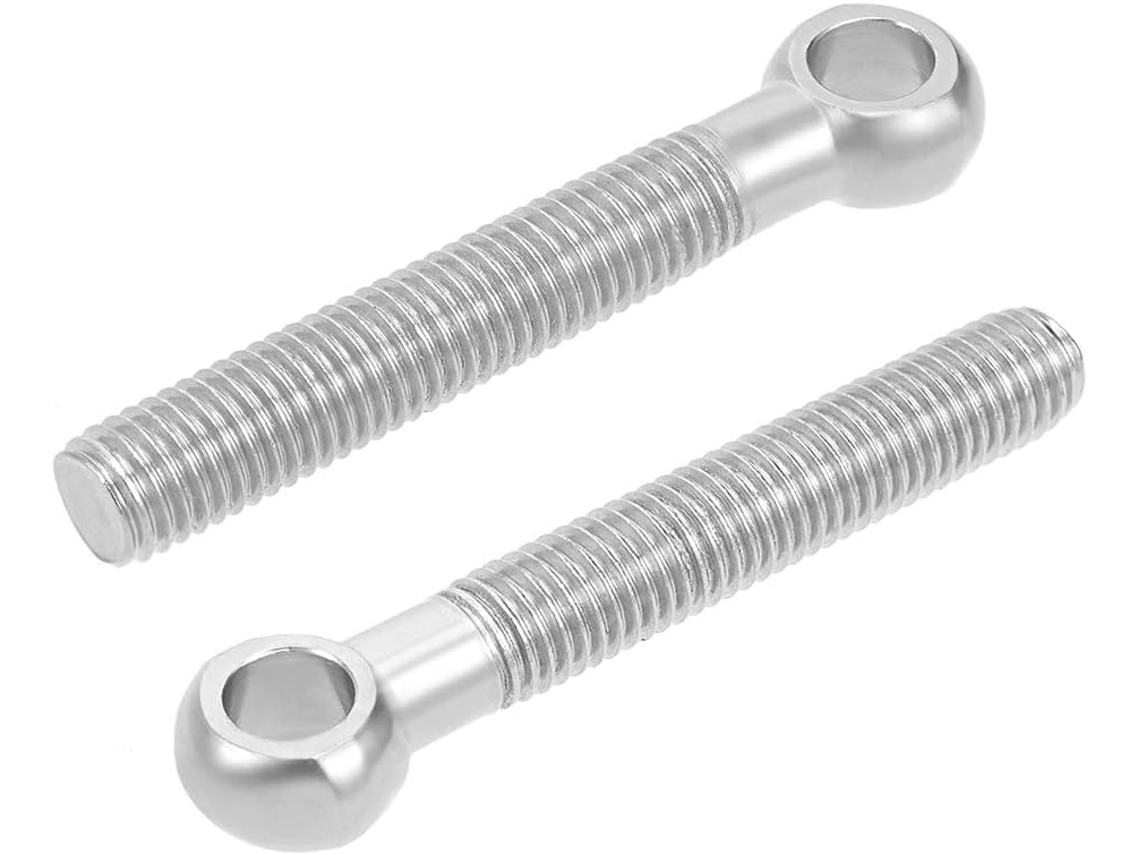 Parafuso de Olhal de Elevação M12x80mm em Aço Inoxidável 304, Montado em Máquina, 10 Pçs CHABERLU