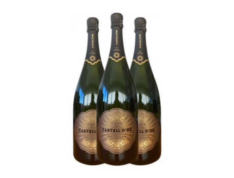 Espumante CASTELL D'OR Brut Cava Garrafa Magnum (1.5 L - 3 Unidades)