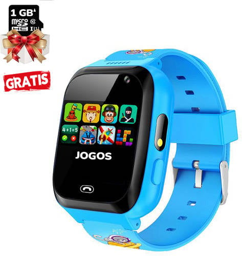 Relógio Smartwatch Criança SPOTYKIDS Jogos e Músicas (Azul