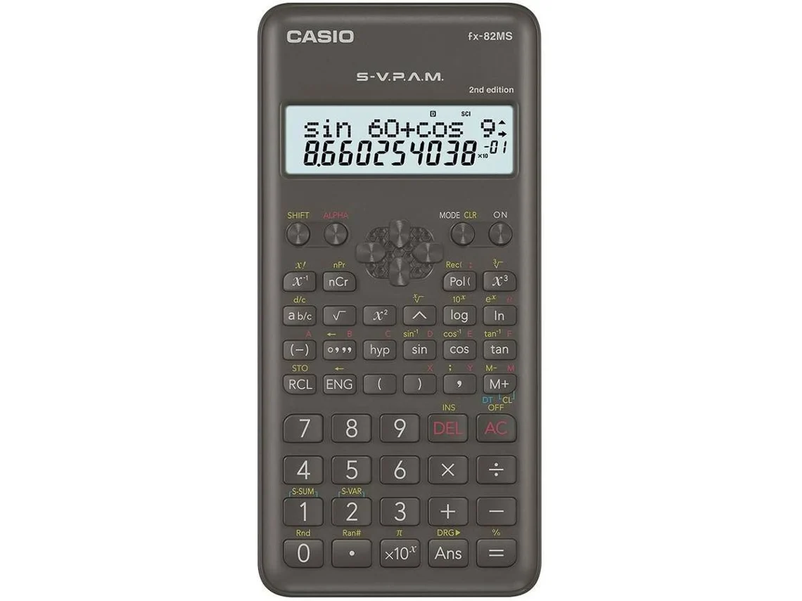 Calculadora Científica CASIO Fx 82ms (10 Dígitos)