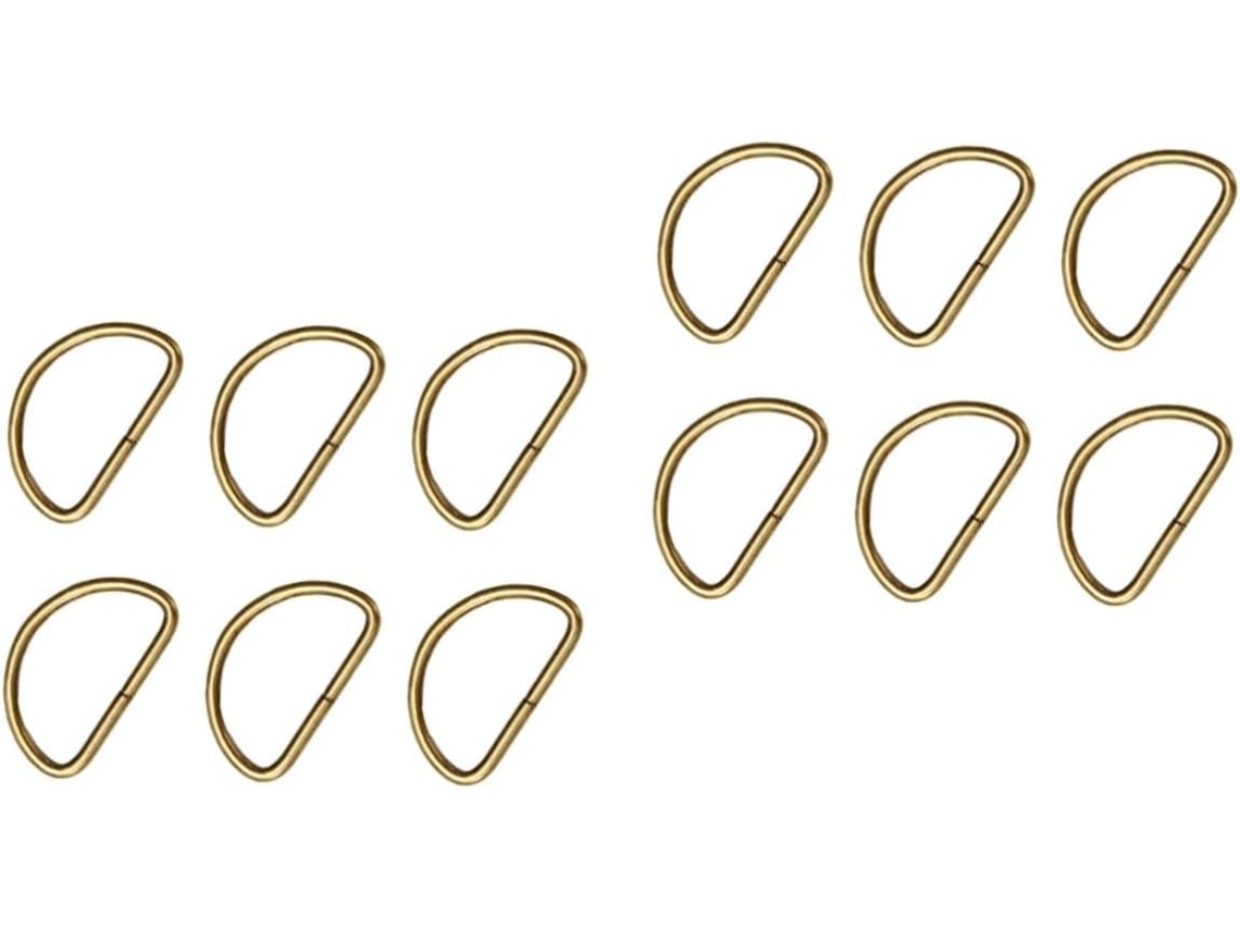Conjunto Com 20 Peças De Ganchos Para Pendurar Quadros, Chaveiros Para Artesanato, Cinto Com Fivela, Argolas De Metal Para Chaveiro Gokoco