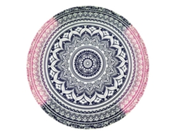 Omni-manta Redonda Para Playa Con Estampado Tapestry, Mantel De Picnic Y Cobija De Playa