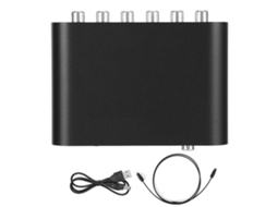 Decodificador De Áudio Digital Dts/ac-3 Com Canal Sonoro 5.1, Entradas Óptica/coaxial E Saídas Rca