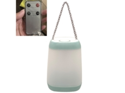 Luminária Noturna Portátil para Quarto, Ideal para Amamentação e Proteção Ocular do Bebê. Controle Remoto BRILVIBERA (verde)