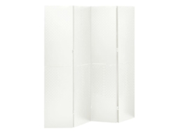 Vidaxl Divisória De Quarto Com 4 Painéis Aço 160x180 Cm Branco