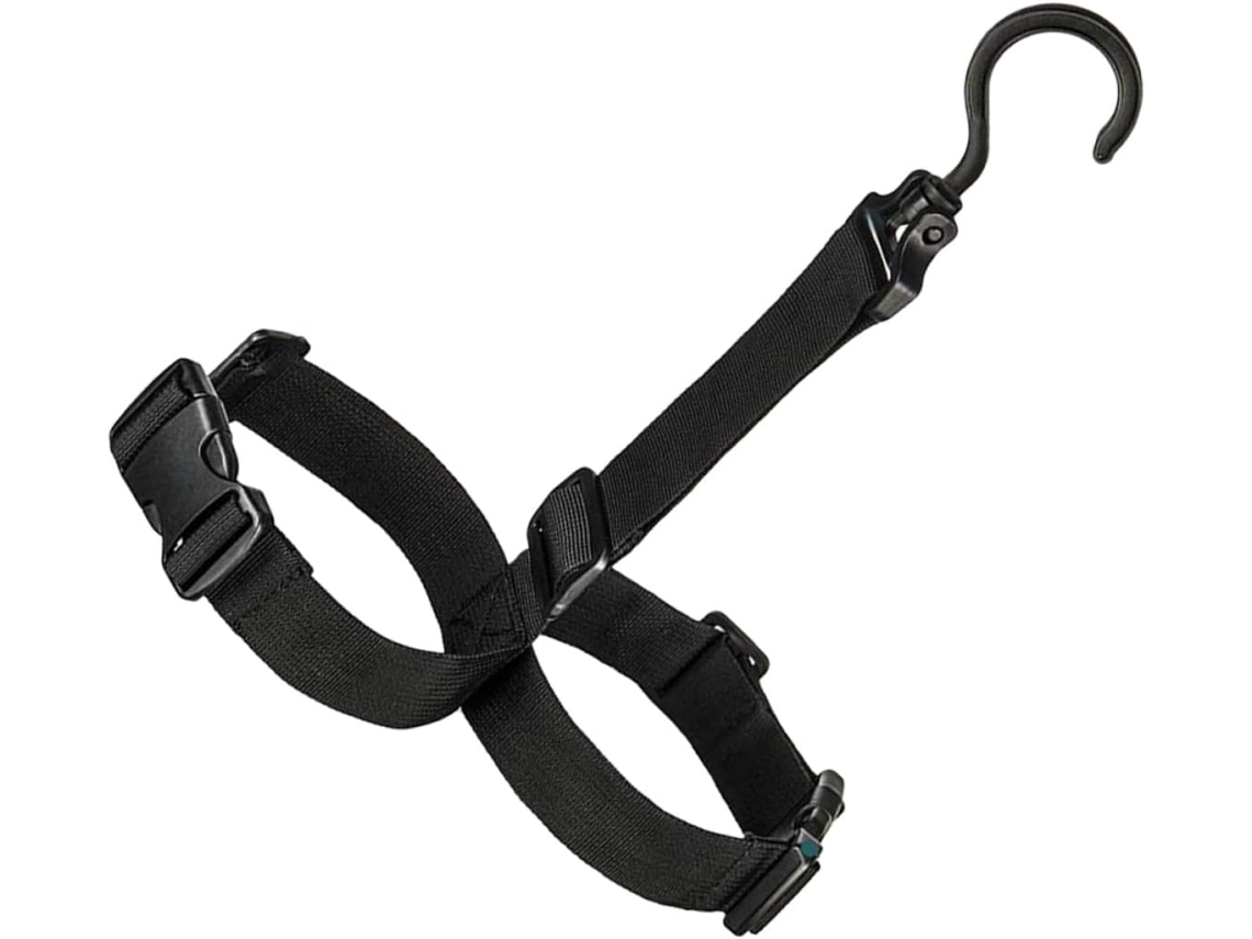 Ajustável Nylon Preto Pendurar Botas Pesca Meias Fácil Galhos Árvores Caminhões Acessório Prático Atividades GOKOCO
