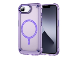 Capa Protetora Para Iphone 16e Com Toque Tpupc Compatível Com Magsafe - Roxo