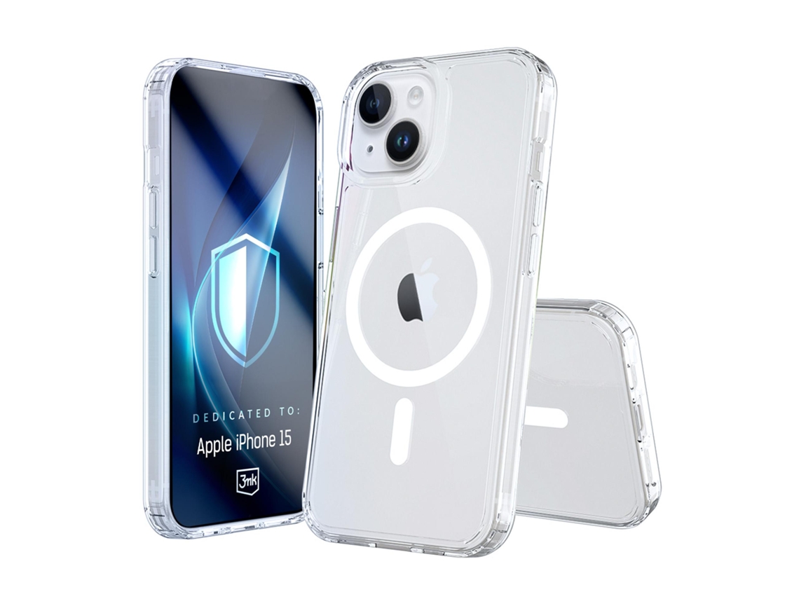 Capa Protetora 3mk Armor Magcase Para Iphone 15 Com Proteção Contra Arranhões E Quedas.
