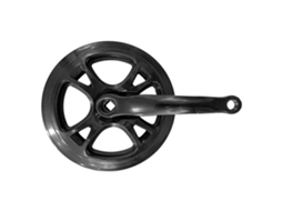 Pedaleira com Proteção de Corrente Folding Bike 1S Prateado 170 Mm / 44Tmvtek