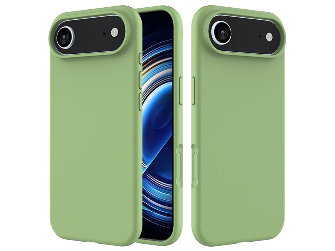 Capa Para Iphone Air Em Silicone Líquido - Verde Menta