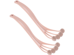 Escova De Banho Silicone Vicasky 2 Peças Com Cabo Longo, Escova Esfoliante Para As Costas, Prática E Confortável