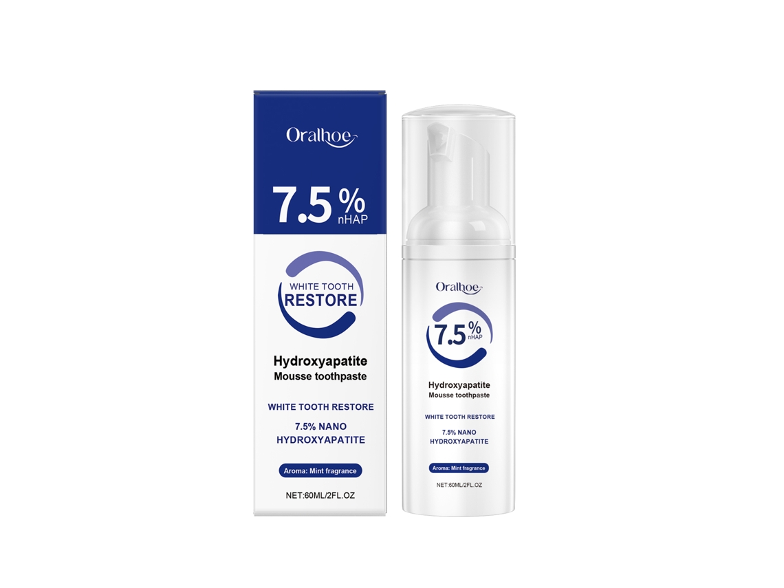 Mousse Clareadora para Dentes, Branquear e Proteger Contra Cáries LAXISCREED