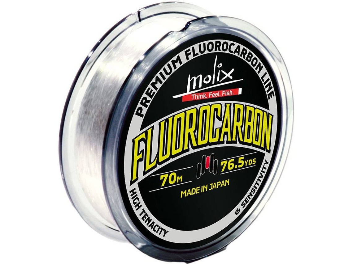 Linha de Pesca de fluorcarbono MOLIX Fluorocarbon (0.200 mm - 0,70 mm)