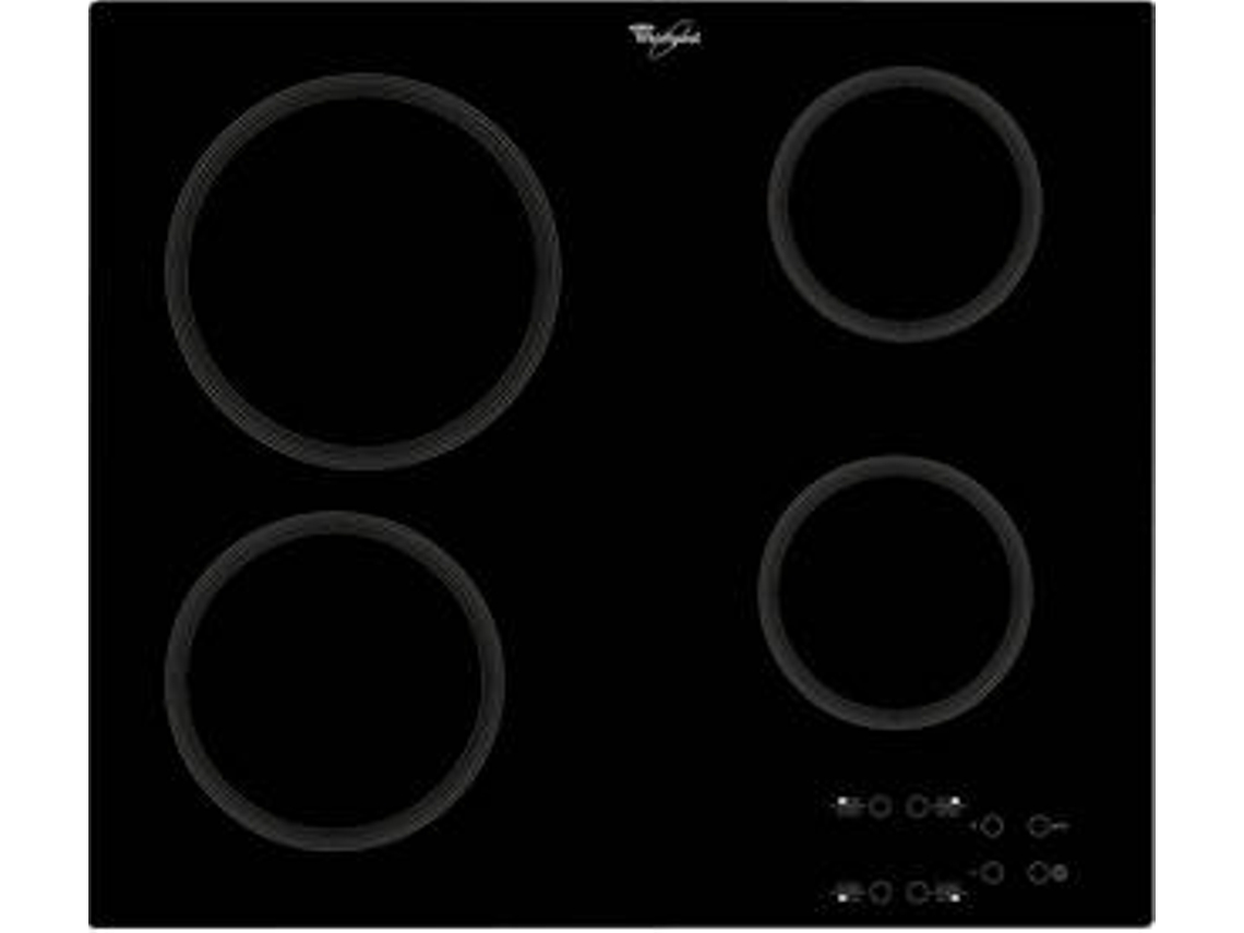 Placa de Vitrocerâmica WHIRLPOOL AKT 801/NE (Elétrica - 58 cm - Preto)