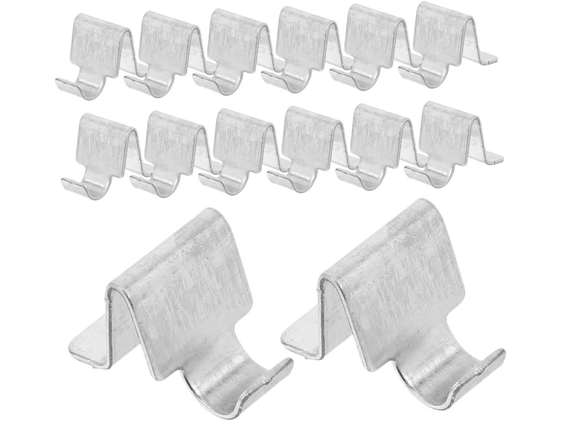 Conjunto De 20 Peças De Suportes Metálicos Para Prateleiras, Fixadores Resistentes Para Prateleiras.