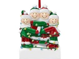 Decoração Em Forma De Bonhomme De Neige Com Suspensão