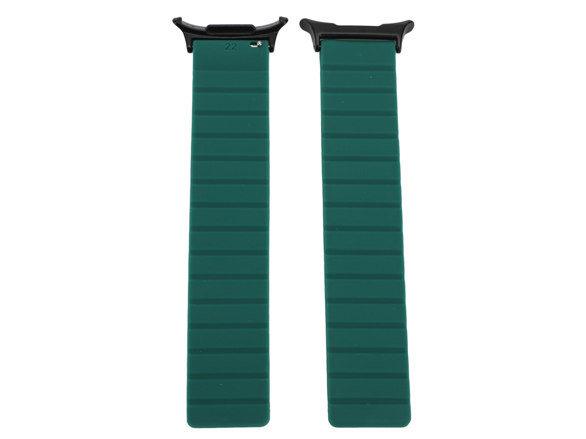 Pulseira de Silicone Magnética Resistente À Água para Watch 7 Ultra 47mm Verde