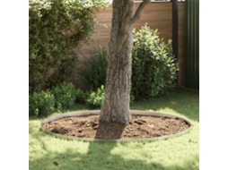 Vidaxl Acabamento Para Gramado 4 Unid. 450 X 10 Cm Aço Inoxidável