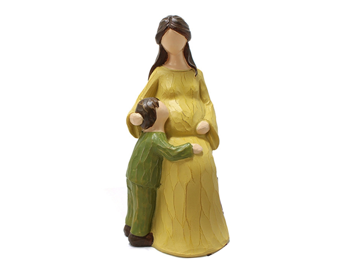 Figurina Mãe e Filho Resina S/MARCA