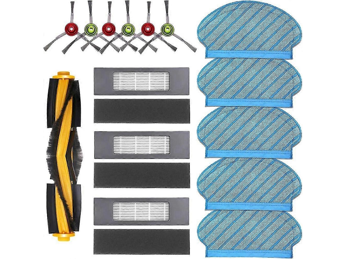 Filtro Hepa Para Escova Lateral E Escova Principal Compatível Com Acessórios Para Aspirador De Pó Robô 920 E 950