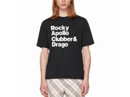 Rockinstone Rocky Movie Gang Black Adult T-shirt Size:m