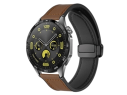Pulseira De Relógio Xdfind Com Estampa Crazy Horse, Feita De Silicone E Com Fecho Magnético.