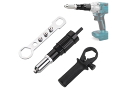 Kit Adaptador Furadeira para Rebites, Capa Ergonômica, Portátil, Longa