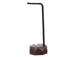 Suporte De Fone De Ouvido De Madeira, Suporte De Fone De Ouvido, Suporte De Fone De Ouvido, Equipamento De Mesa De Computador, Nogueira Brilvibera