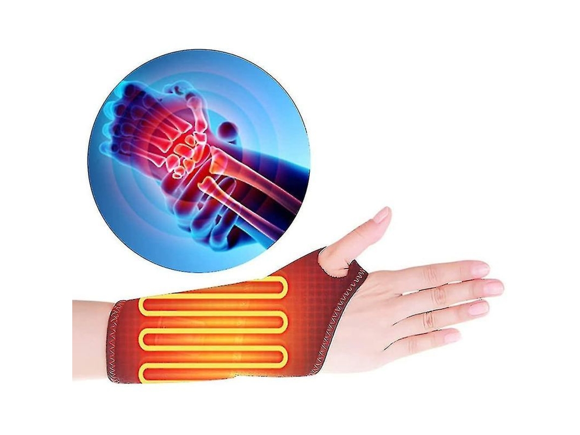 2026 se Vende Muñequera Térmica Con 3 Niveles de Temperatura Y Terapia Usb para El Dolor Y Los Calambres.