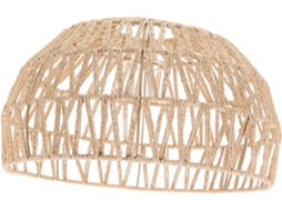 Tambor Trançado em Corda de Rattan Natural, Luminária de Interior para Teto e Mesa. SFUSHOS