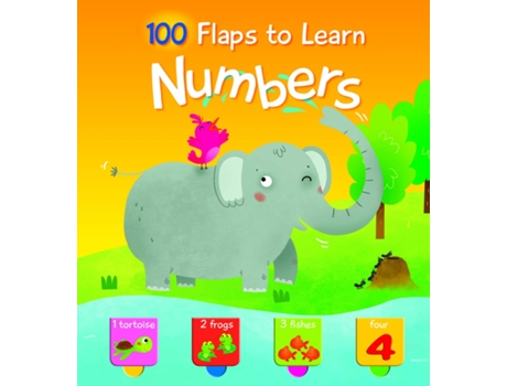 Livro 100 FLAPS TO LEARN NUMBERS de Yoyo Books (Inglês - Capa Dura)