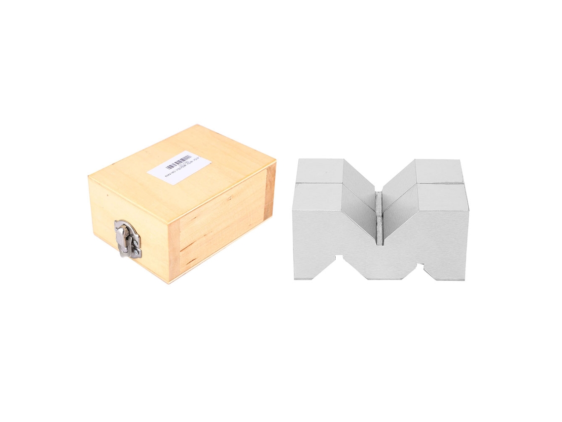 Bloque Em V De Aço Carbono Tipo M 75mm Para Medição Em Plataforma Al1081 Kmv W2