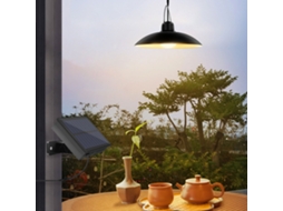 Lâmpada De Jardim Solar Suspensa Com Led Material Abs Impermeável