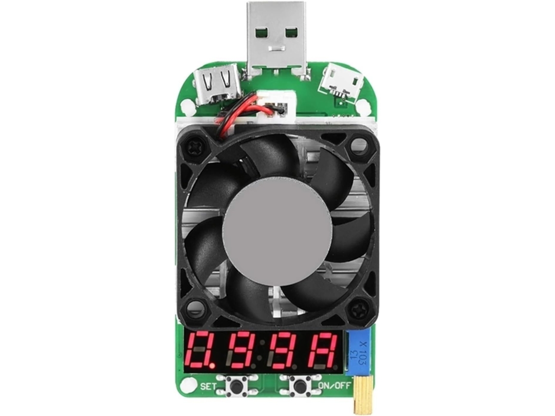 Testador de Carga Eletrônico Rd Ld35, Interface Usb, 5 A, 35 W, Display Led SFUSHOS