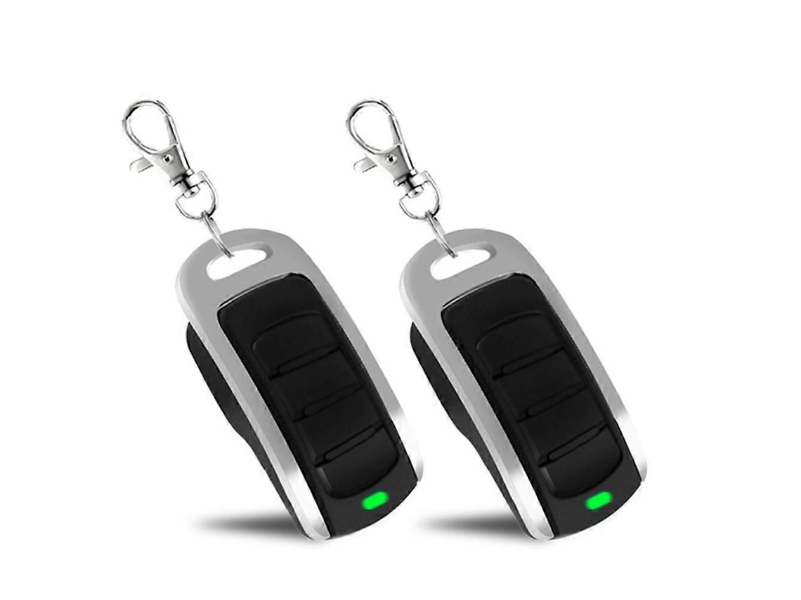 2 Controles Remotos Para Porta De Garagem Multifrequência 280-868mhz, Duplicador/clone De Controle Remoto Universal Para Garagem