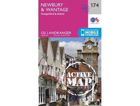 Livro newbury & wantage, hungerford & didcot de ordnance survey (inglês)