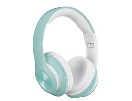 Fones De Ouvido Bluetooth Over-ear Com Microfone, Hifi Estéreo E Dobráveis - Azul