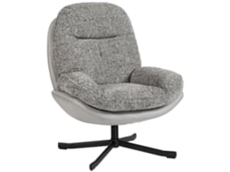 Poltrona Chenille, Couro Pu Cor Cinzento 78x95x99 cm Homcom