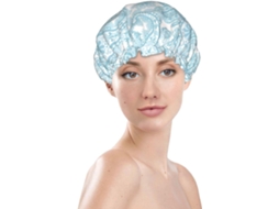 Touca De Banho Feminina, Reutilizável, Impermeável, Dupla Camada, Com Elástico, Ideal Para Cabelos Longos, Estampa