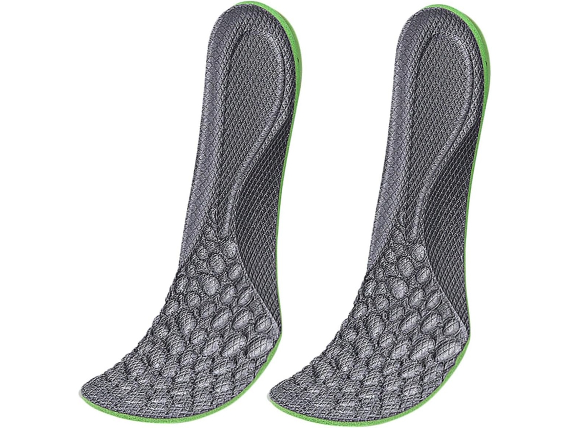 1par De Palmilhas Absorventes Para Esportes, Respiráveis E Substituíveis, Ideais Para Calçados De Exercício Confortáveis