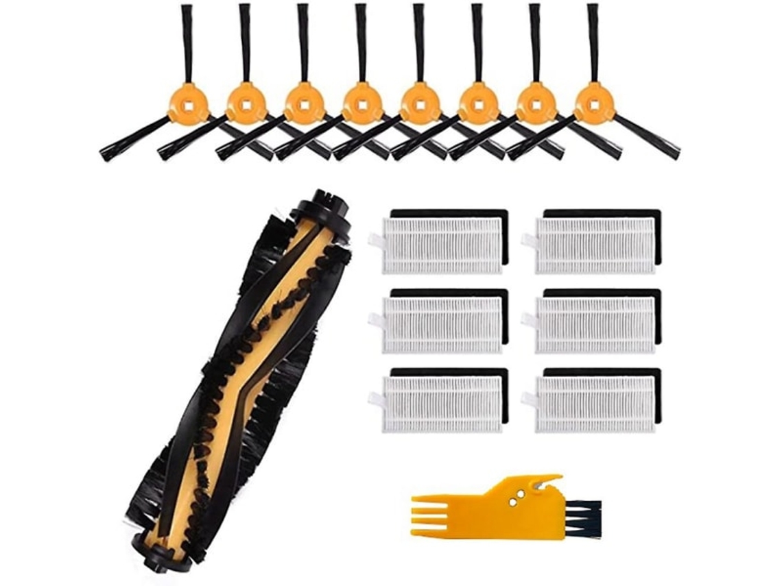 Kit de acessórios para aspiradores de pó robôs Deebot 600, 601, 605, 710, N79, N79s, K600 e K700 Slowmoose