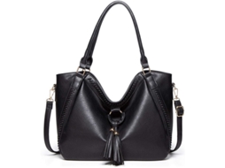 Bolso de ombro S/MARCA 2026 de couro PU para mulher, com grande capacidade, tote, com alça ajustável