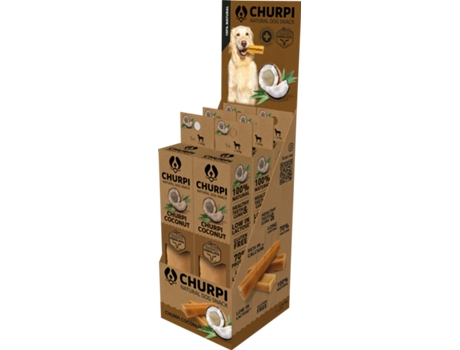 Caixa de Coco L CHURPI Snack de Iaque para Cães