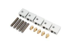 Kit De Bico Quente Para Impressora 3d Com Tubo De Aço Inoxidável E Peça De Aquecimento Para Makerbot