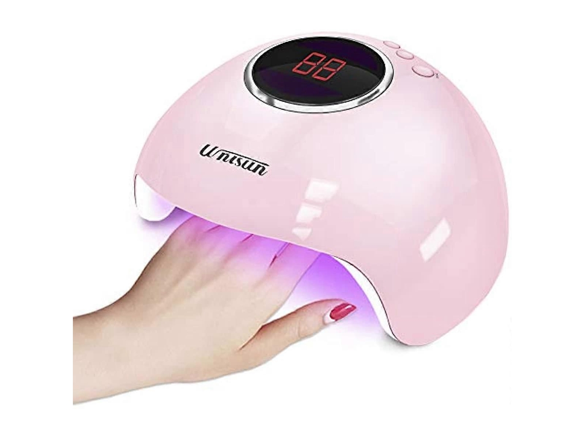 Lâmpada de Unhas Uv Unisun Led Secador para Máquina Secagem Gel Cura por Luz 30s 60s 9 0s Tempori GOKOCO