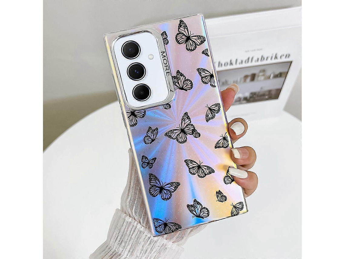 Capa De Celular Estilo Borboleta Com Galvanoplastia A Laser