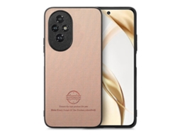 Capa Traseira Para Celular Honor 200 Em Tecido Sarjado E Couro Sintético.